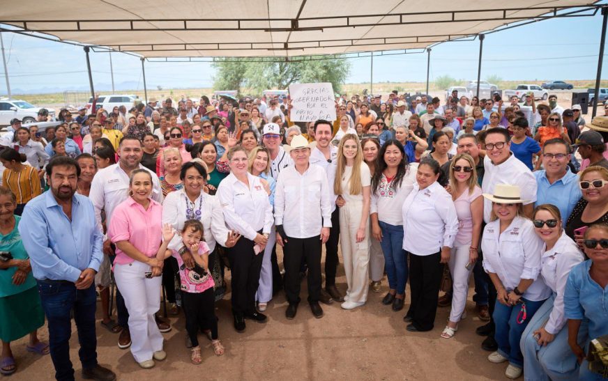 Supervisa Durazo construcción de Viviendas del Bienestar en Navojoa