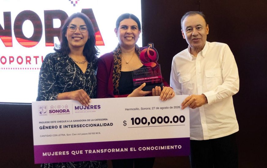 Premian a mujeres investigadoras sonorenses por su aportación a la transformación social