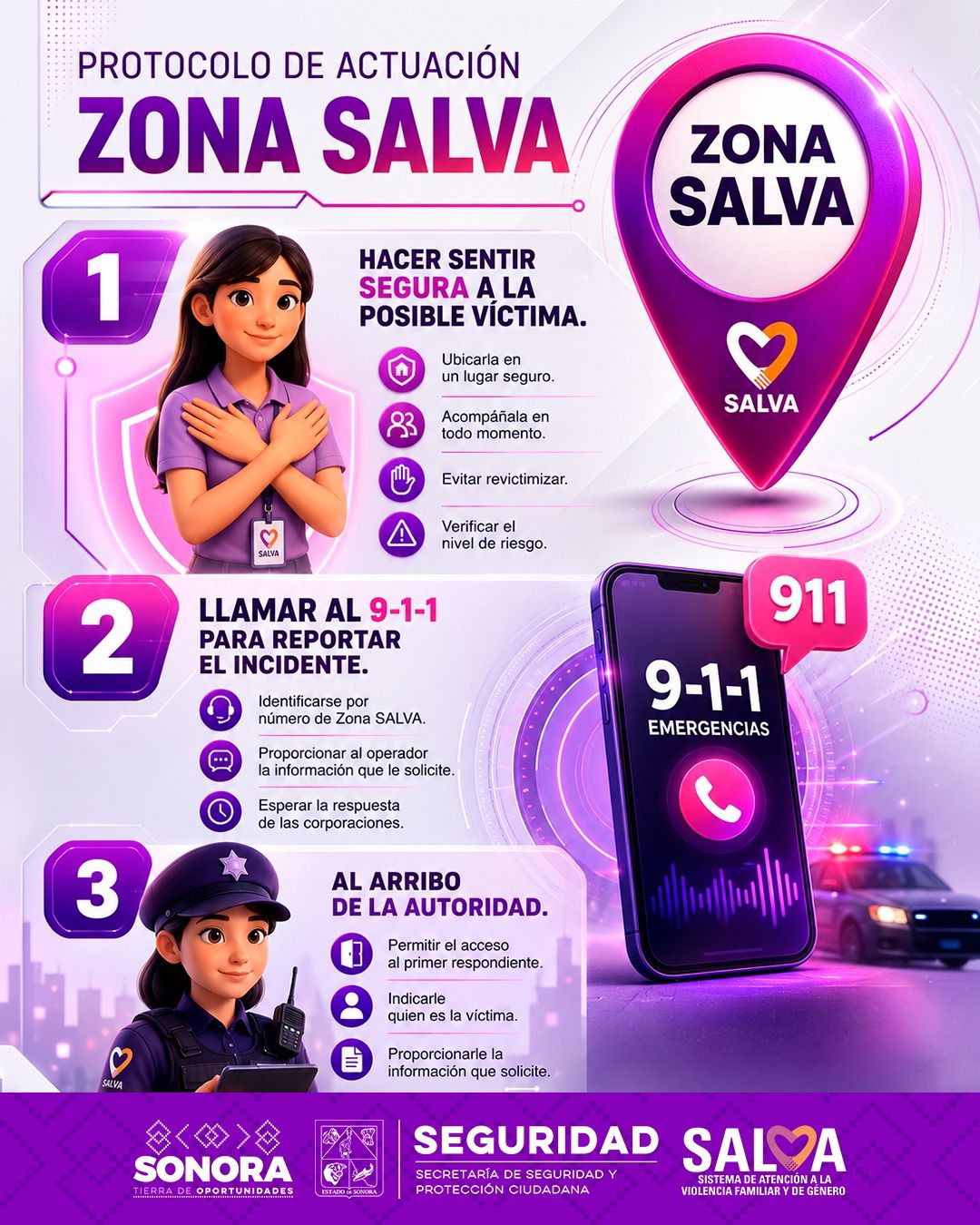 Gobierno de Sonora refuerza protección de mujeres