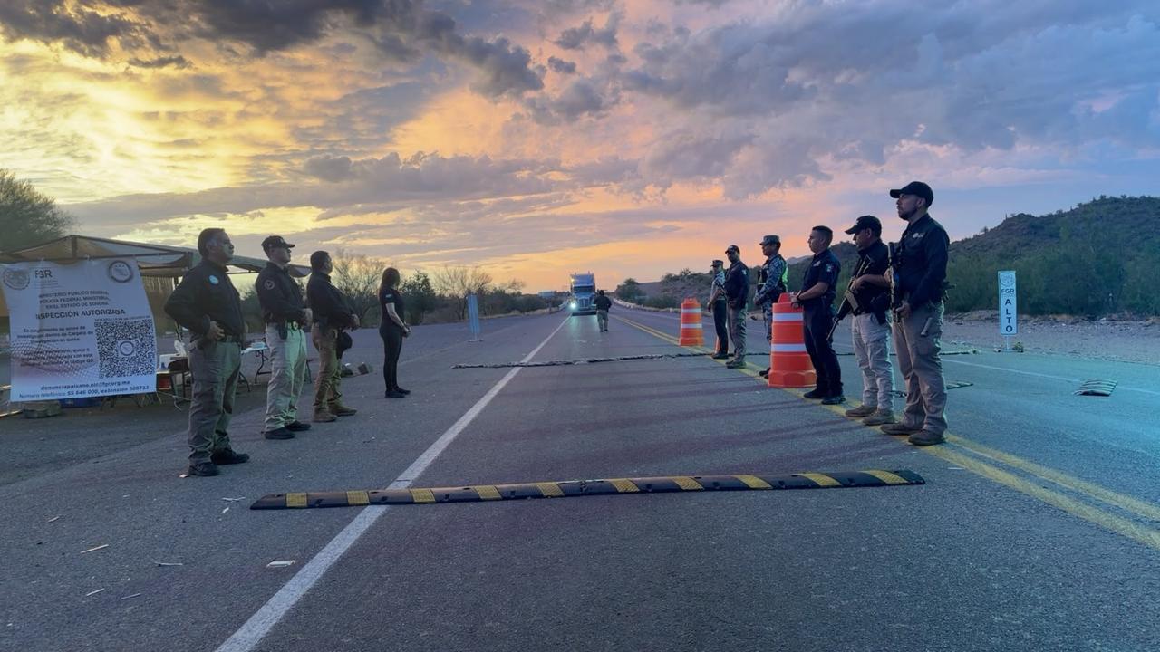 Mantiene FGR vigilancia en carreteras de Sonora